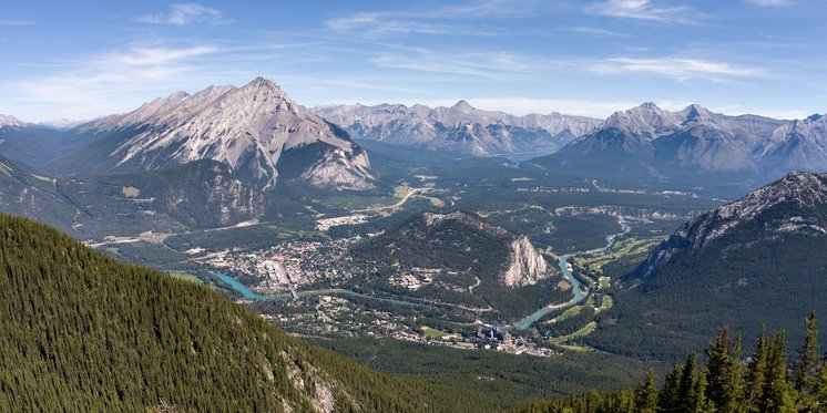 Banff From Sulphur Mountain