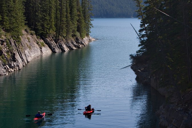 Stewart Canyon Lake Minnewanka, I