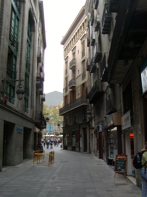 Alley near the Rambla