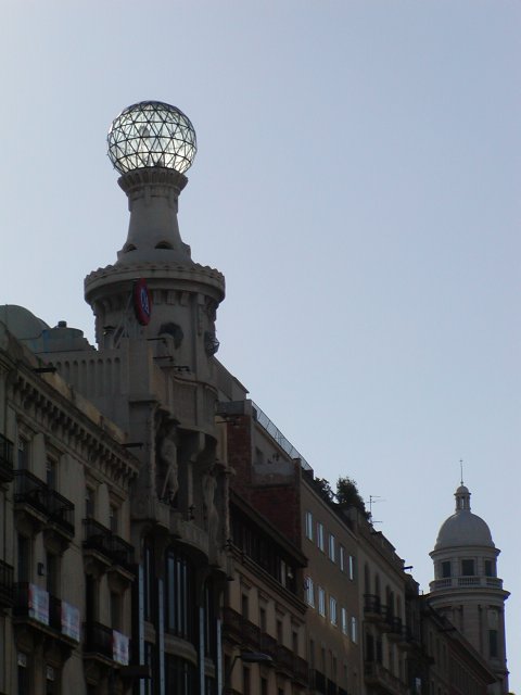 Glass geodesic sphere