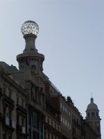 Glass geodesic sphere