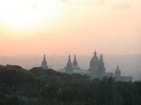 Cable car sunset view, II