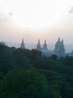 Cable car sunset view, III