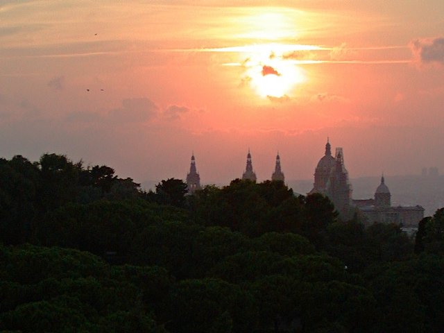Cable car sunset view, VI