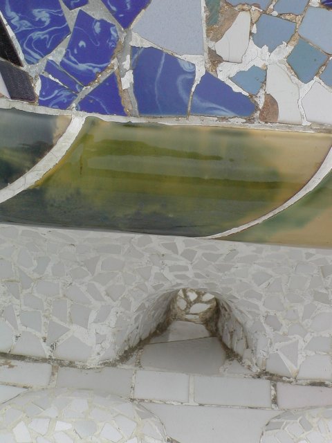 Terrace bench detail