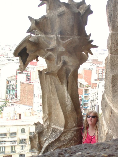 Diana on the balcony