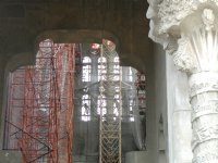 Looking across to the passion facade
