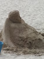 Beach sculpture