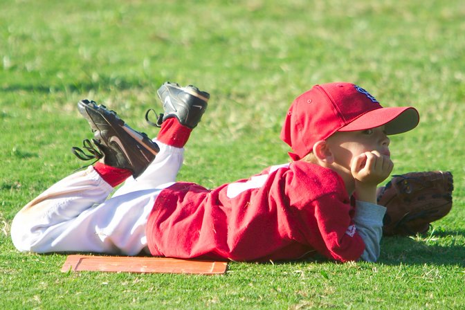 Bored Third Baseman