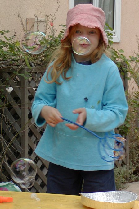 Blowing bubbles