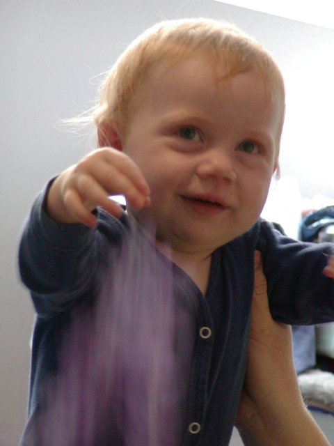 Ferdie drops the lei