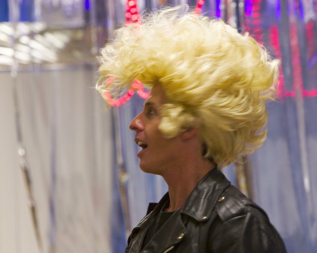 Archer with wacky hair