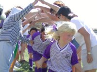 Running through the tunnel of arms