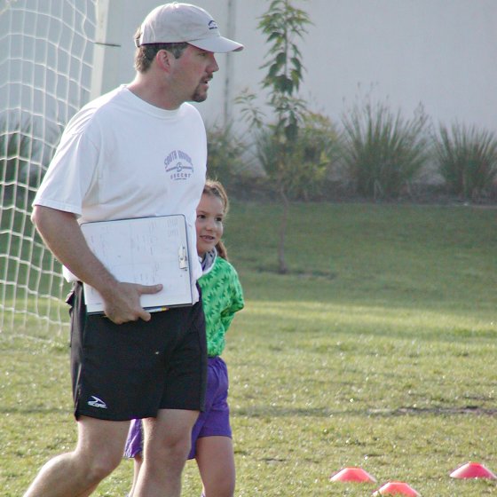 Coach Brian and daughter Kelsey
