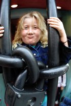 Sara in the Toontown Jail