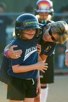 Stephanie Hit By Pitch