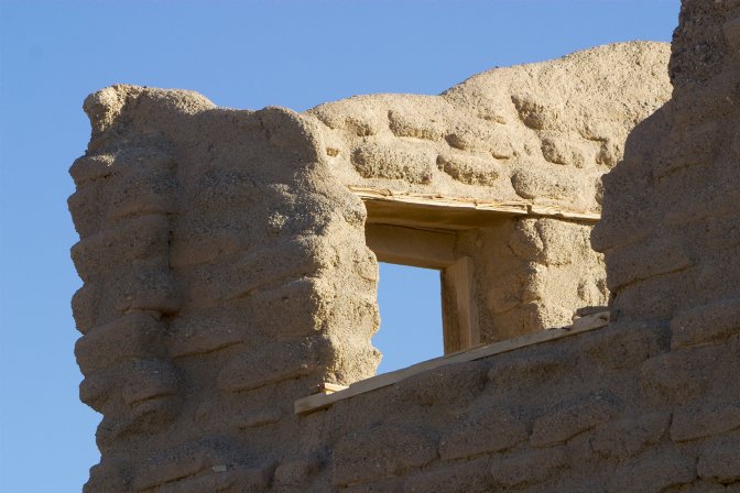 Ruined adobe, Harmony Borax Works