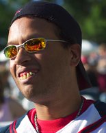 Charles with fake teeth