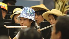 Purple Hat Flautist