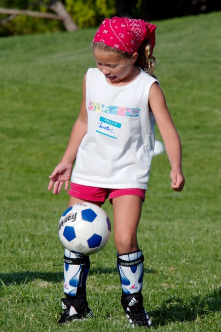 Chandler receives a throw