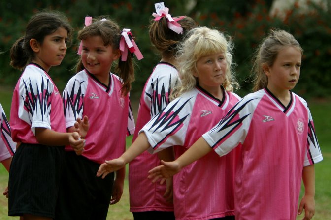Lining up for the postgame handshakes