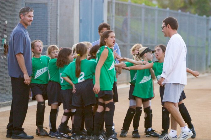 The Hot Shots cheer for Fire