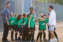 The Hot Shots cheer for Fire