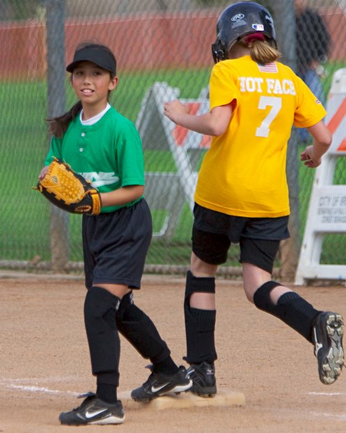 Kayla gets a force at first