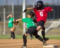 Kayla makes a close forceout