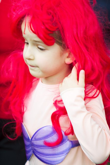 Red Mermaid Hair