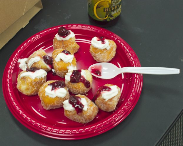 Test batch of donut holes