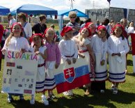 Lining up for the parade