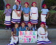 Group shot with Slovak costumes