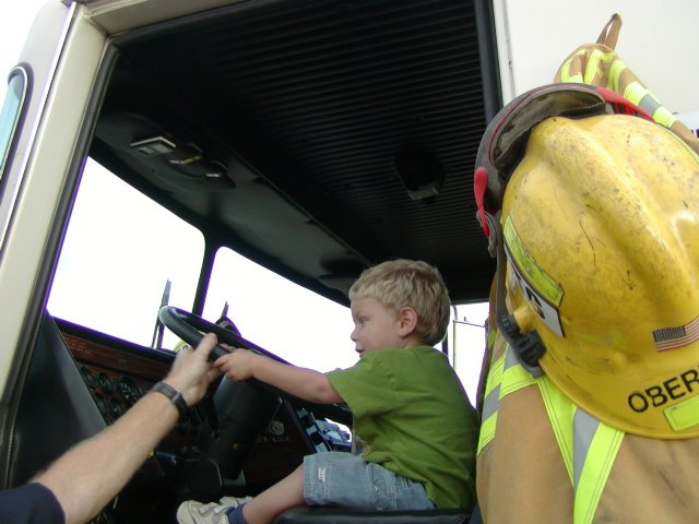 Timothy Drives the Fire Truck