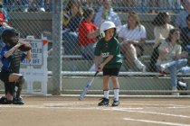 Danielle at bat