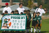 Parading onto the field