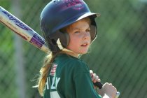 Haley at bat