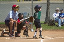 Haley at bat