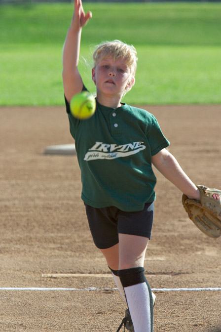 Annie pitching