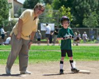 Haley gets some advise from 3rd base coach Bob