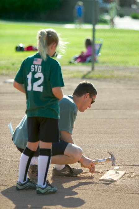 Setting the pitcher's plate