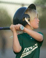 Sara at bat