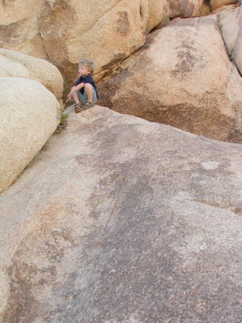 Timothy in the Rocks