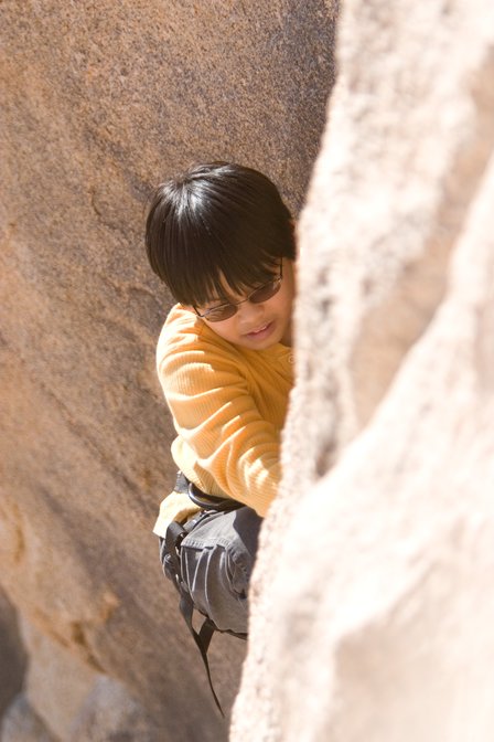 Anthony Climbing