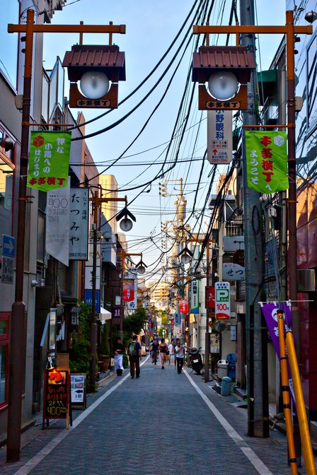Alley With Restaurants