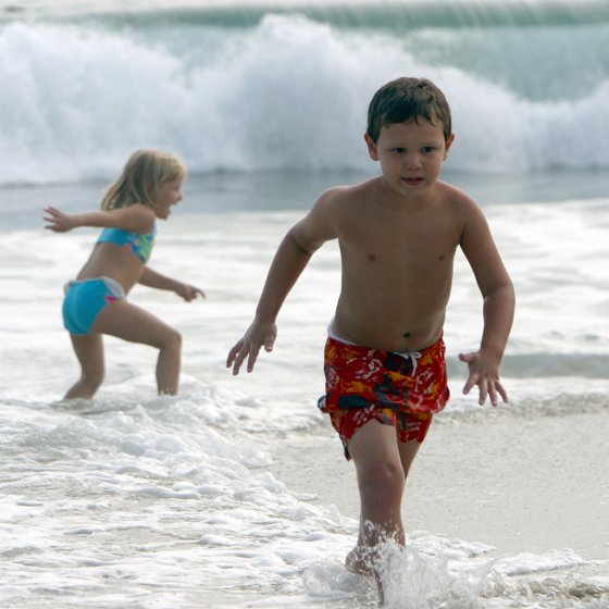 Scott Running from the Waves