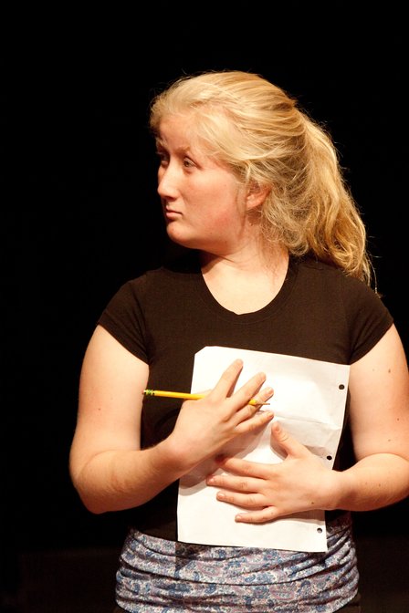 Meg With Letter, I