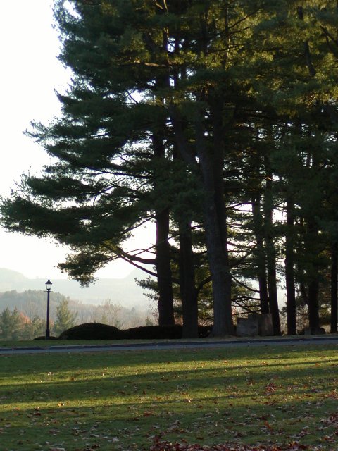 View from above the war memorial