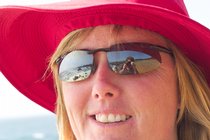 Self-portrait in Diana's sunglasses