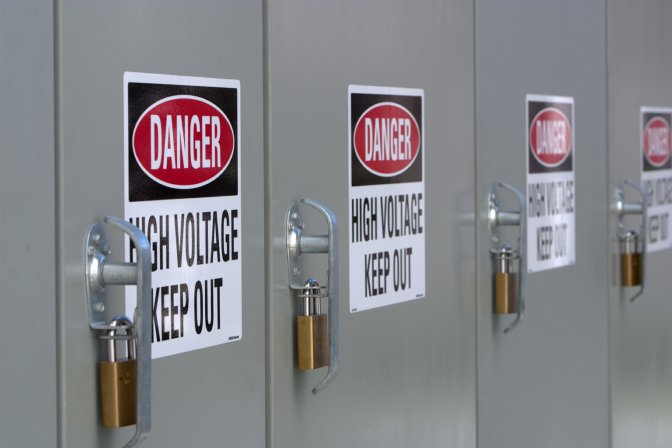 Danger, high voltage